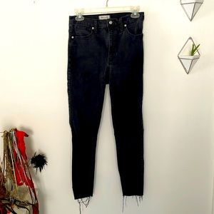 Madewell high rise black jeans
